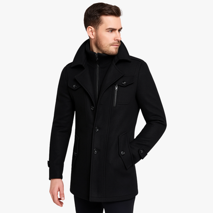 Men’s Wool Mid-Length Coat