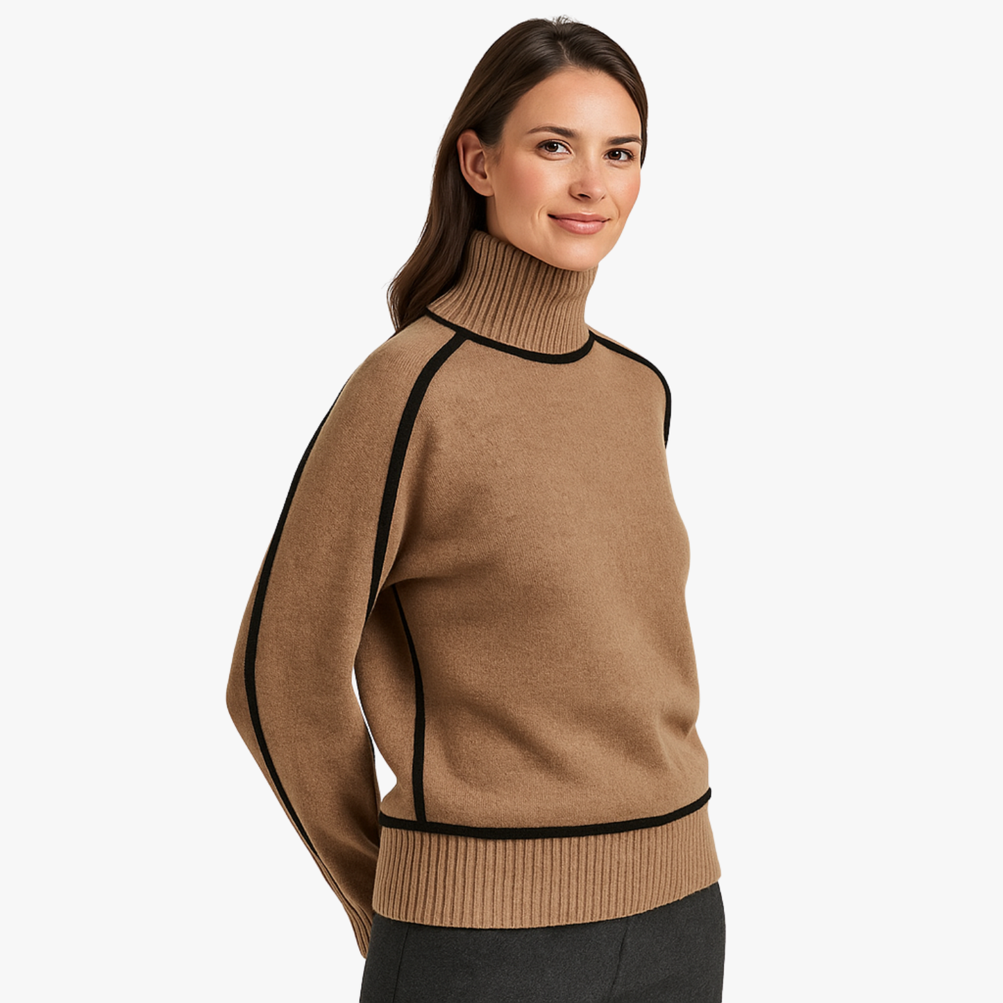 Vintage Women’s Patchwork Striped Sweater