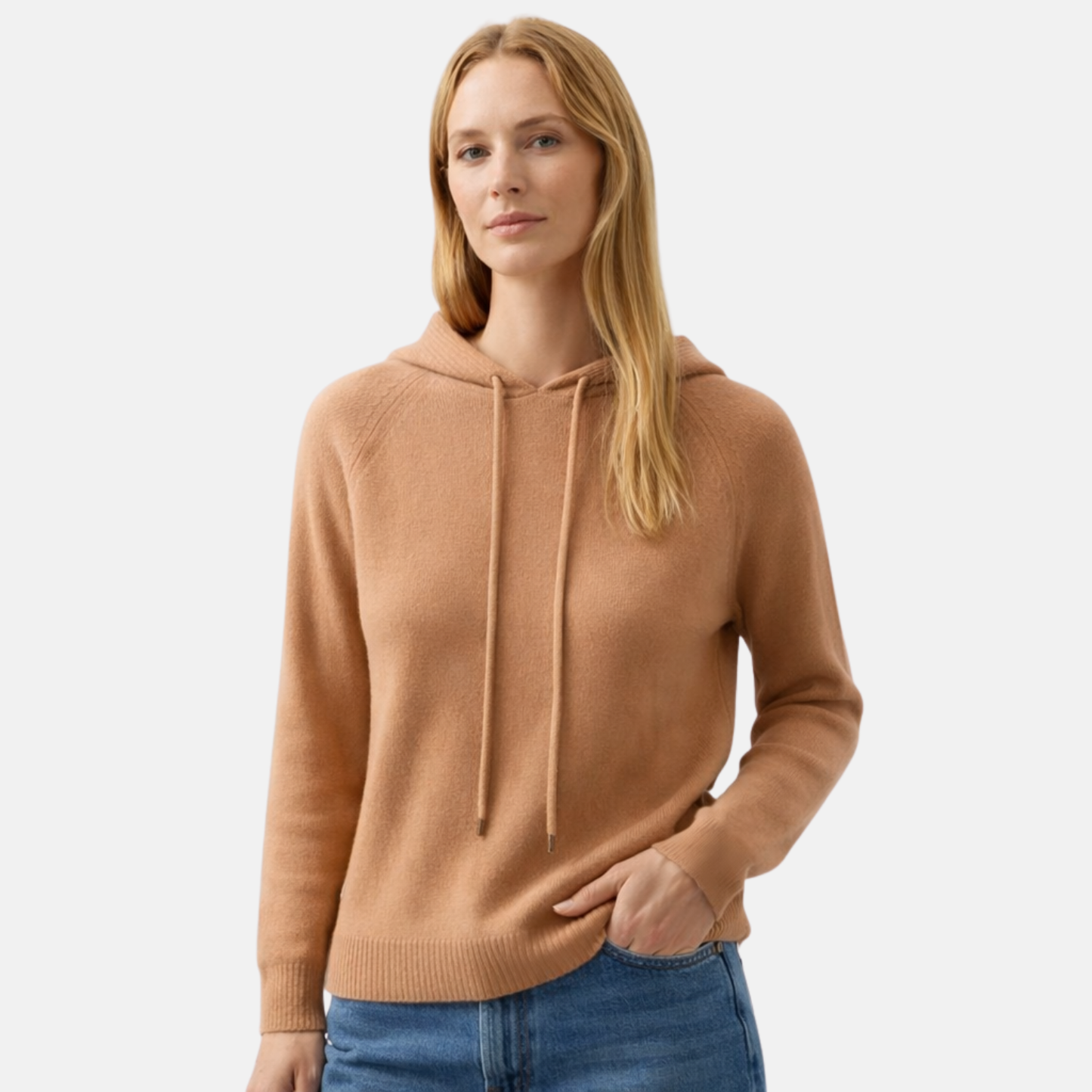 Women’s Wool Blend Knit Winter Hoodie