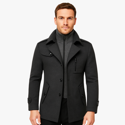 Men’s Wool Mid-Length Coat
