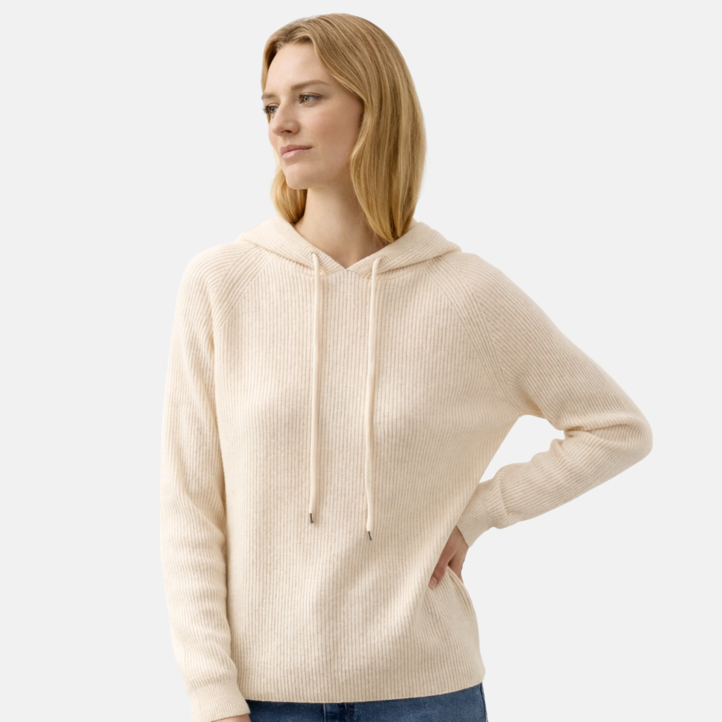Women’s Wool Blend Knit Winter Hoodie