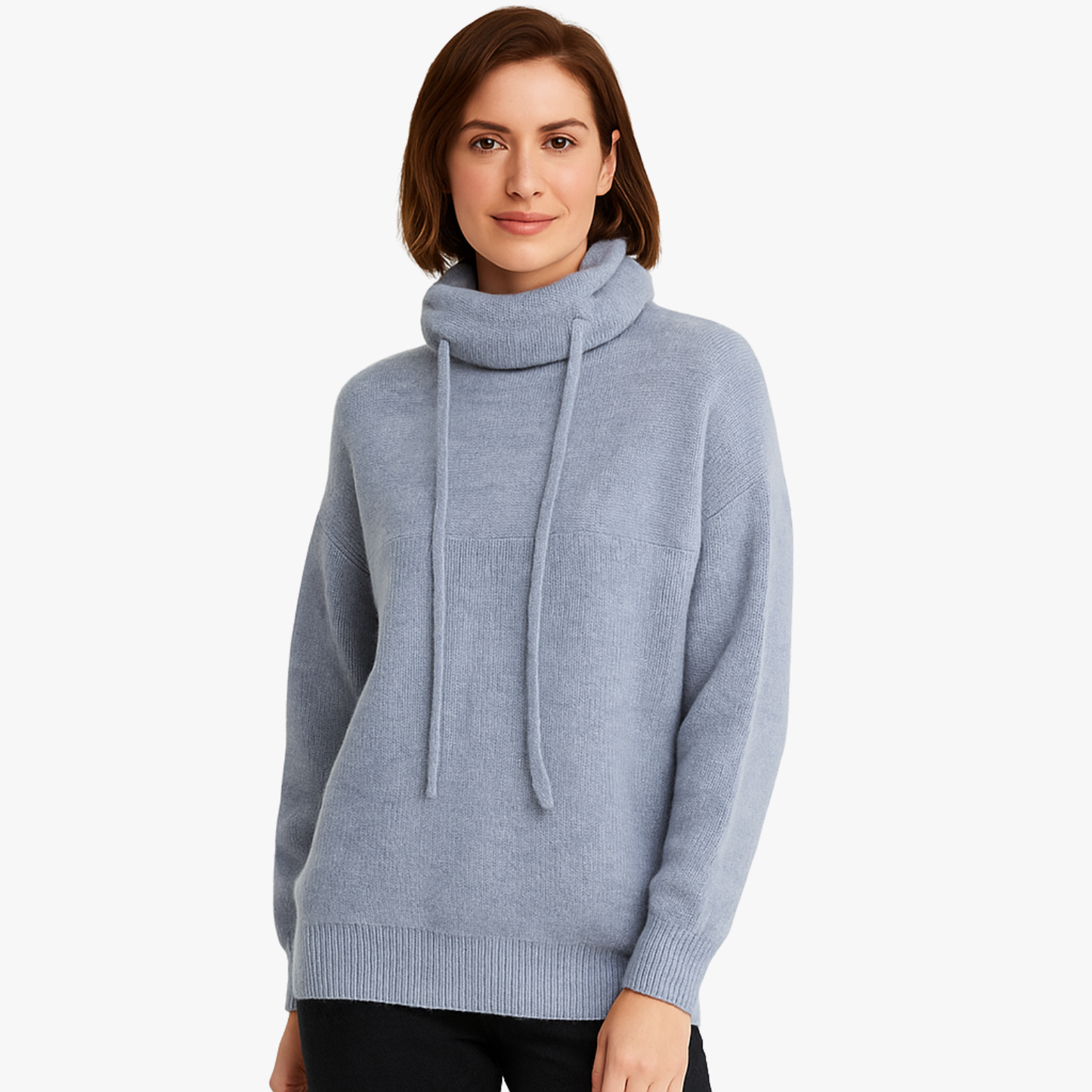 Elegant Women’s Merino Wool Turtleneck Sweater