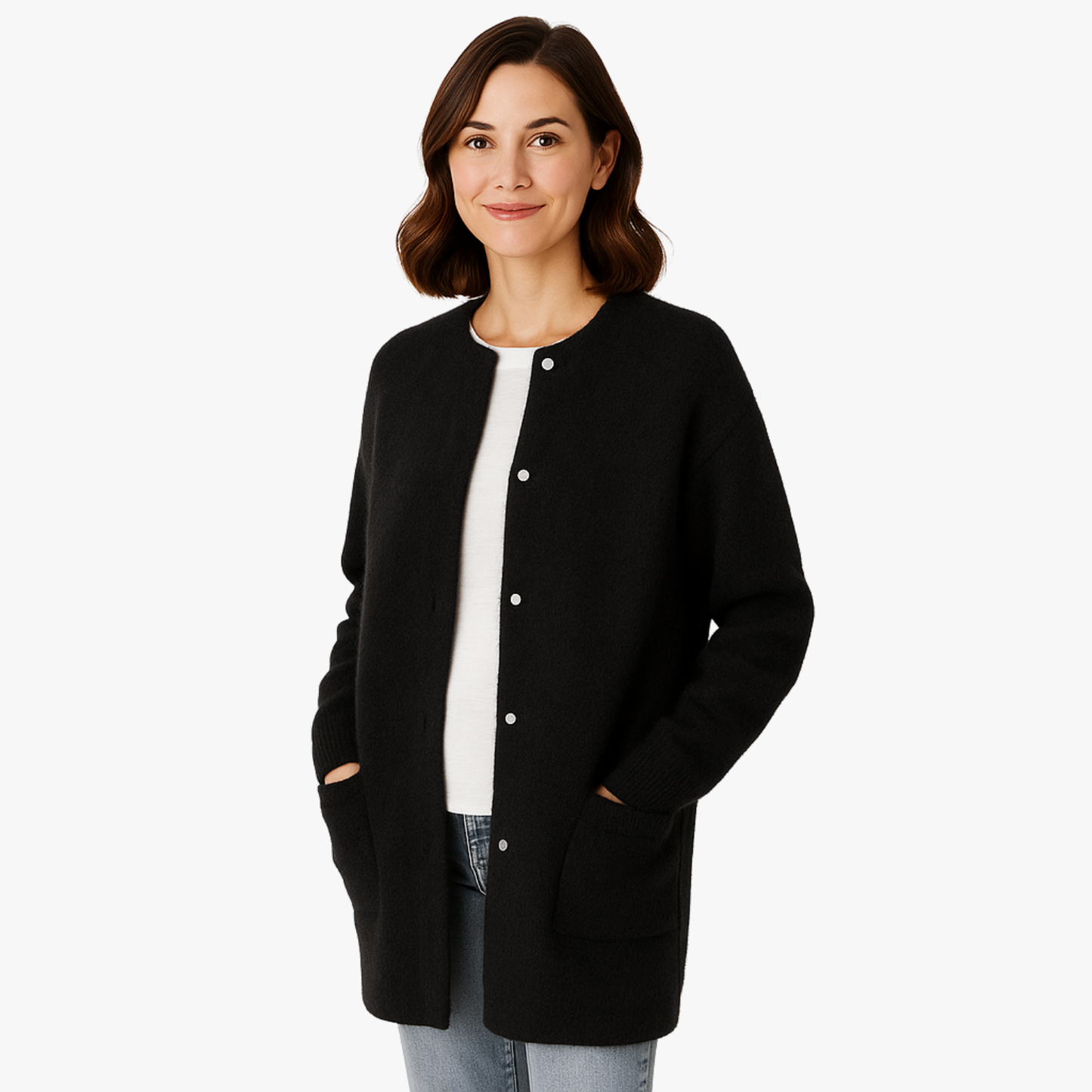 Elegant Women’s Cashmere Cardigan