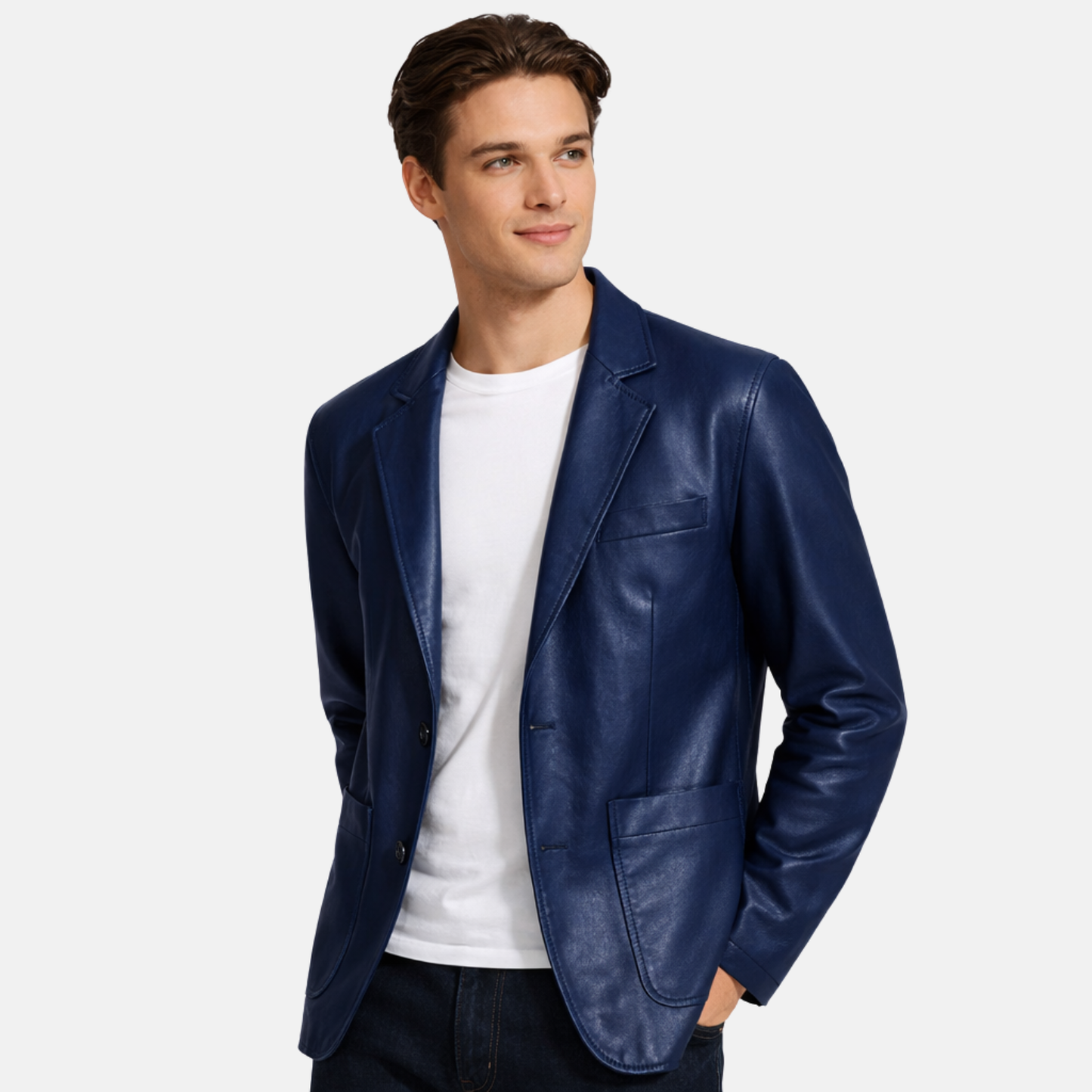 Men’s Leather Jacket Winter Tailored Classic Outerwear