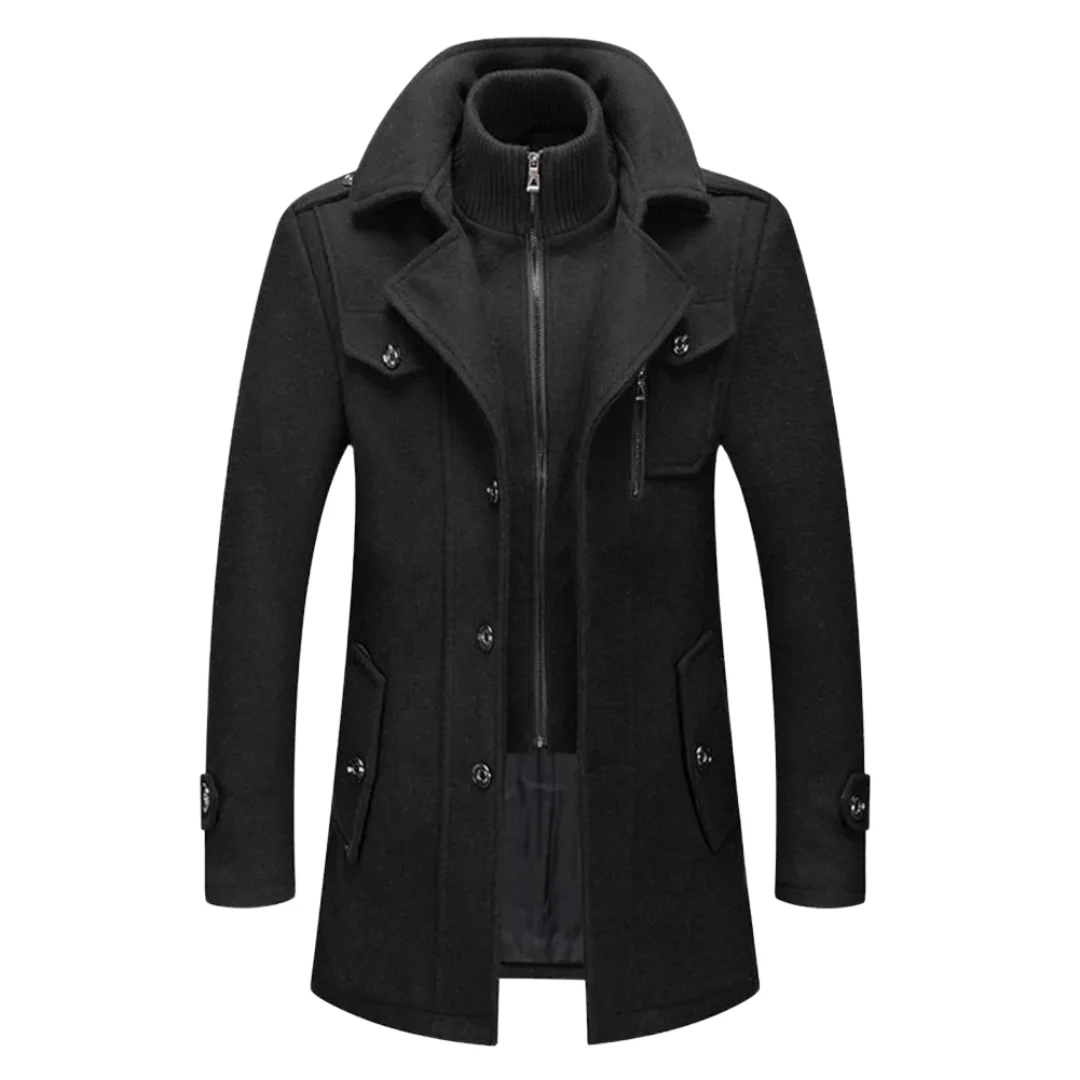 Men’s Wool Mid-Length Coat