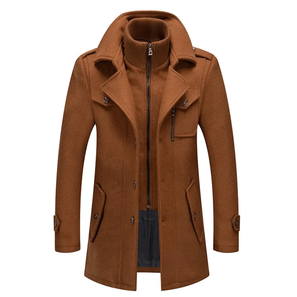 Men’s Wool Mid-Length Coat