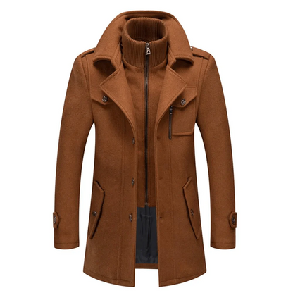 Men’s Wool Mid-Length Coat